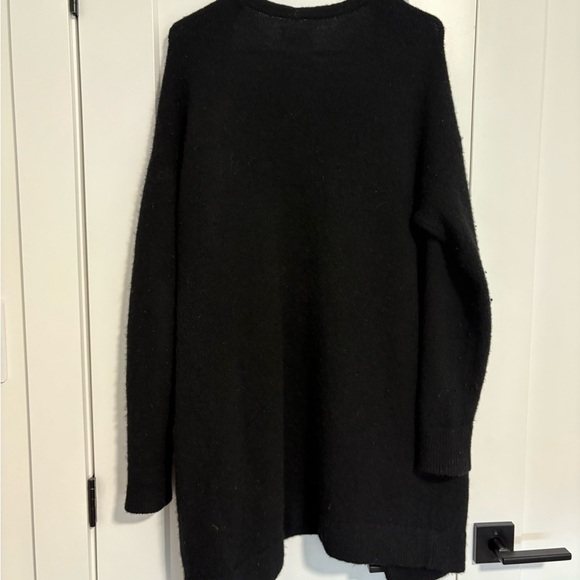 Wilfrid Free Cozy Black Open-Front Sweater Size Large - Picture 5 of 11